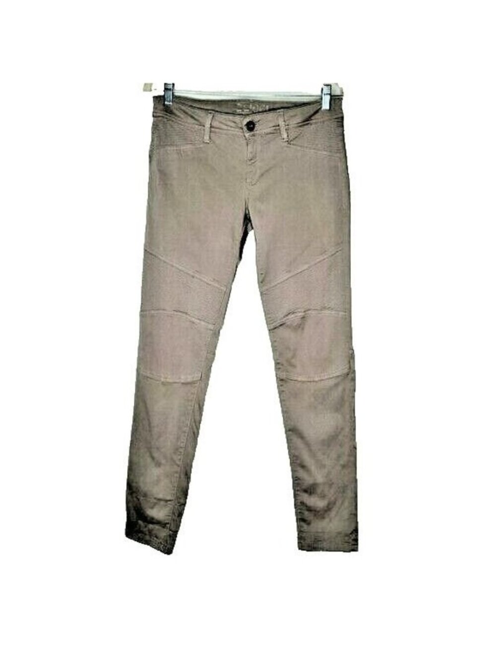 DL1961 Women's Harlow Moto Skinny Jeans in Morton Size 29 30" inseam Tan
